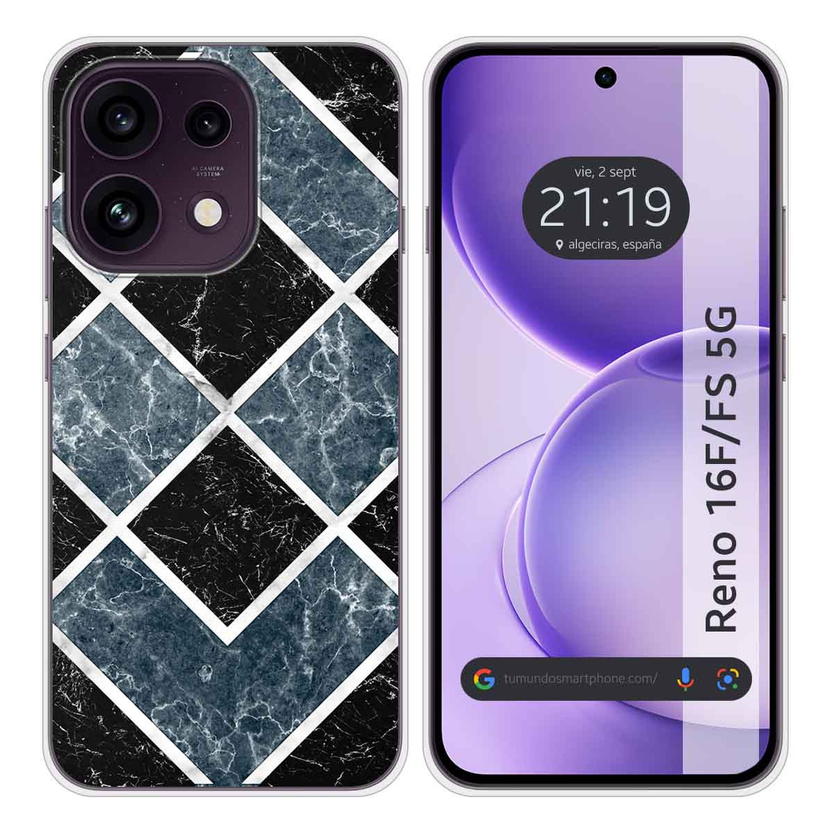 Funda Silicona para Oppo Reno 16 F / 16F 5G...
