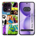 Funda Silicona para Oppo Reno 16 F / 16F 5G diseño Comic Dibujos