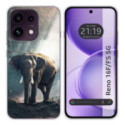Funda Silicona para Oppo Reno 16 F / 16F 5G diseño Elefante Dibujos