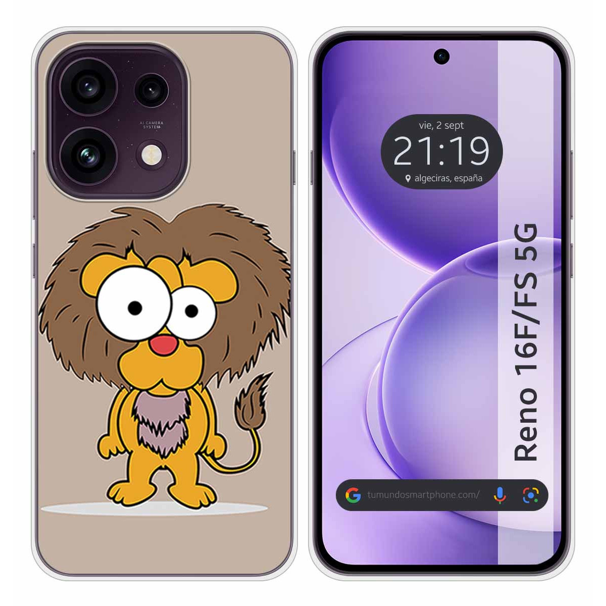 Funda Silicona para Oppo Reno 16 F / 16F 5G...