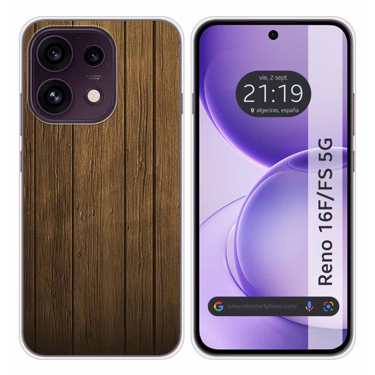 Funda Silicona para Oppo Reno 16 F / 16F 5G...
