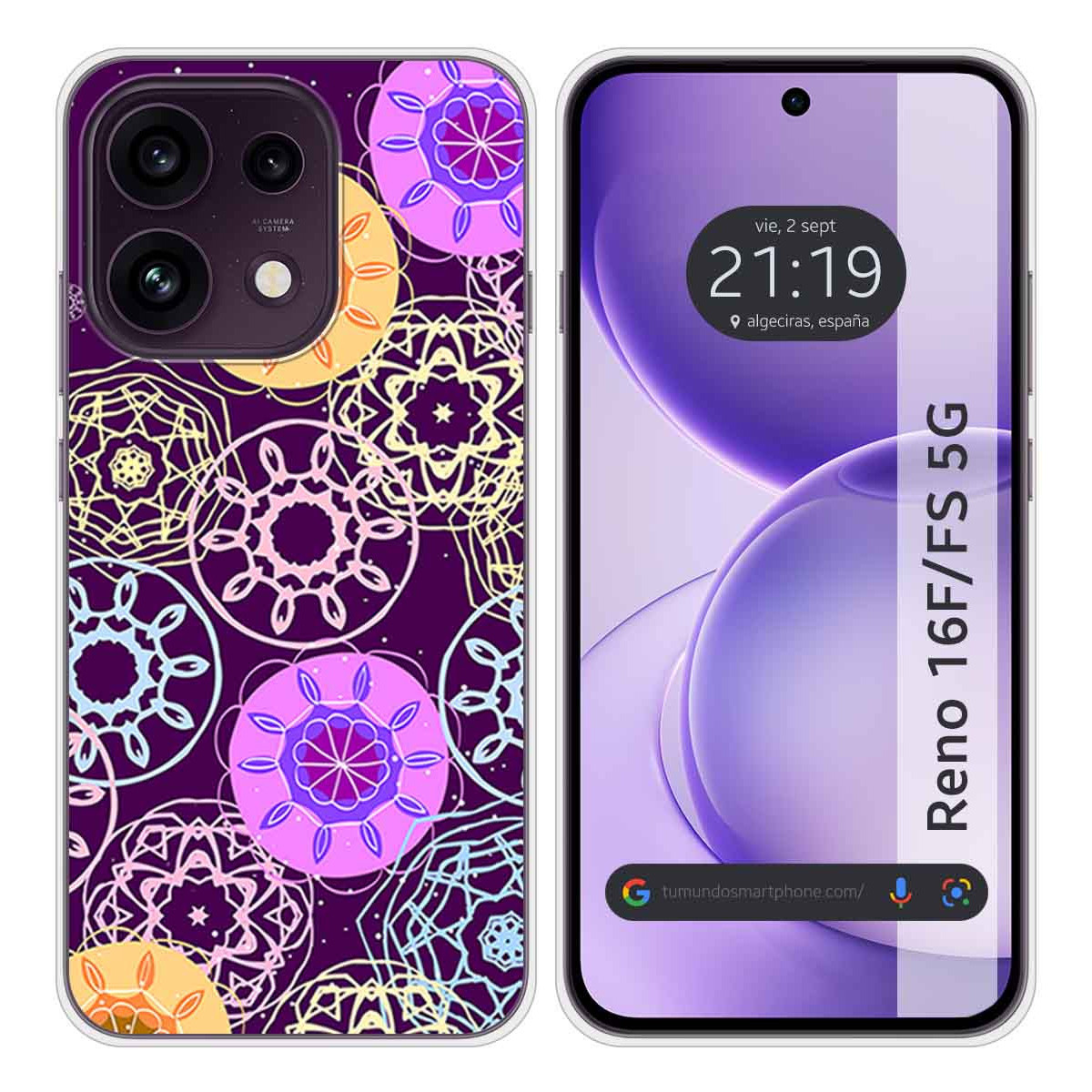 Funda Silicona para Oppo Reno 16 F / 16F 5G...