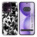 Funda Silicona para Oppo Reno 16 F / 16F 5G diseño Snow Camuflaje Dibujos