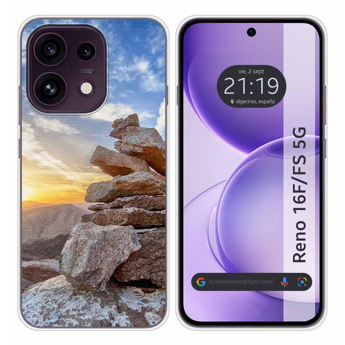 Funda Silicona para Oppo Reno 16 F / 16F 5G...