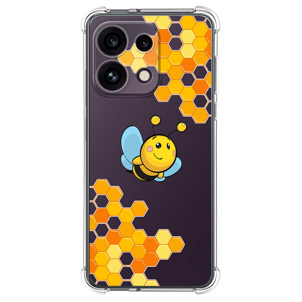 Funda Silicona Antigolpes para Oppo Reno 16 F /...