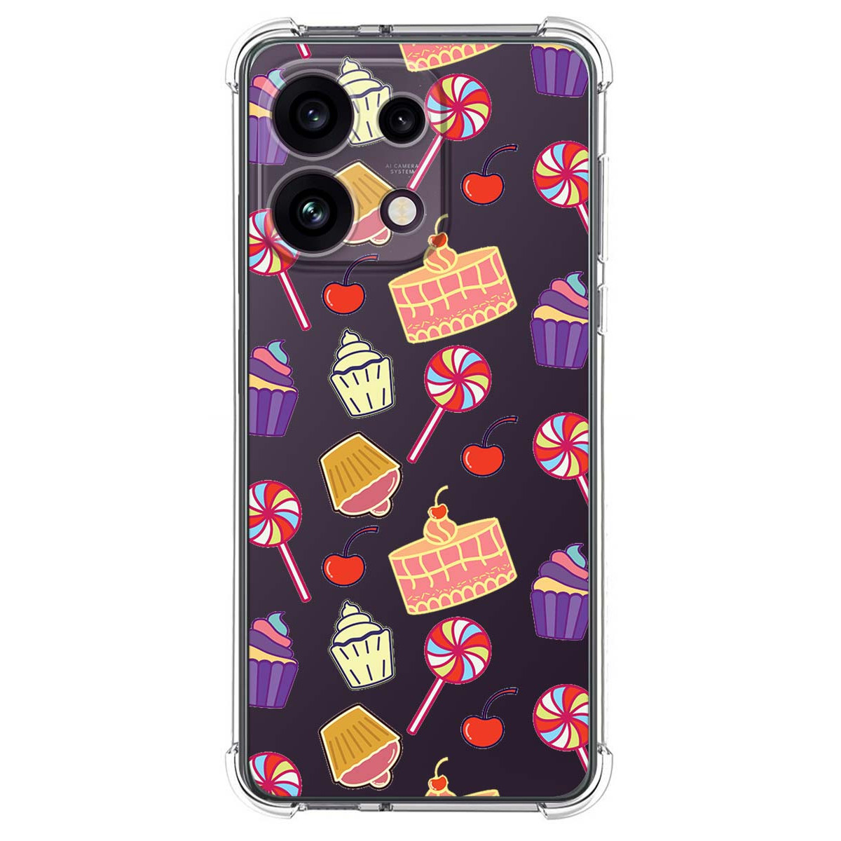 Funda Silicona Antigolpes para Oppo Reno 16 F /...