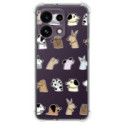 Funda Silicona Antigolpes para Oppo Reno 16 F / 16F 5G diseño Perros Dibujos
