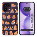 Funda Silicona Transparente para Oppo Reno 16 FS / 16FS 5G diseño Capibara 01 Dibujos
