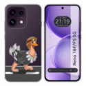 Funda Silicona Transparente para Oppo Reno 16 FS / 16FS 5G diseño Avestruz Dibujos