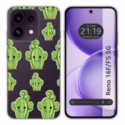 Funda Silicona Transparente para Oppo Reno 16 FS / 16FS 5G diseño Cactus Dibujos