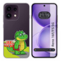 Funda Silicona Transparente para Oppo Reno 16 FS / 16FS 5G diseño Coco Dibujos