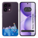 Funda Silicona Transparente para Oppo Reno 16 FS / 16FS 5G diseño Hipo Dibujos