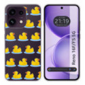 Funda Silicona Transparente para Oppo Reno 16 FS / 16FS 5G diseño Pato Dibujos
