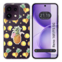 Funda Silicona Transparente para Oppo Reno 16 FS / 16FS 5G diseño Piña Dibujos