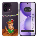 Funda Silicona Transparente para Oppo Reno 16 FS / 16FS 5G diseño Suricata Dibujos