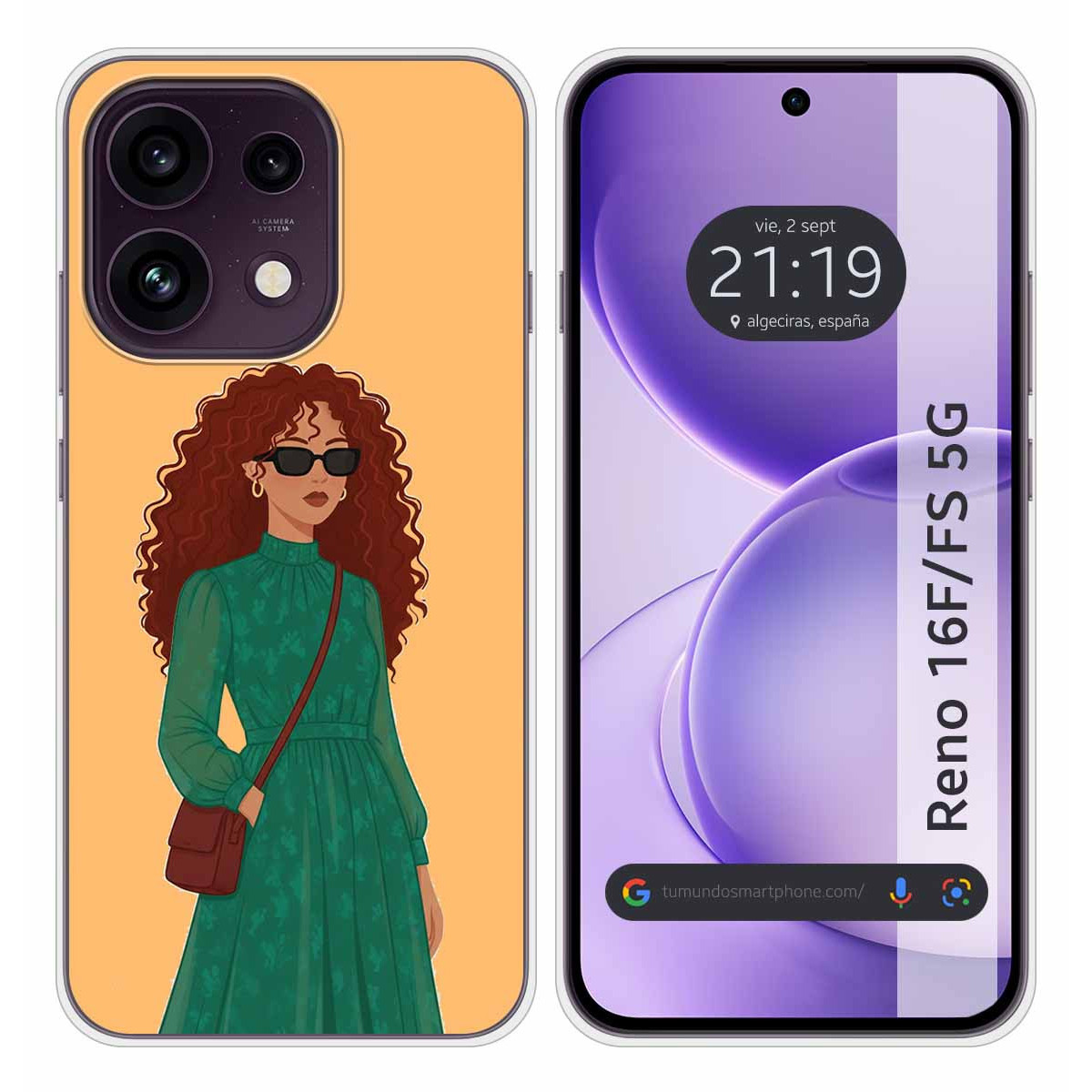 Funda Silicona para Oppo Reno 16 FS / 16FS 5G...