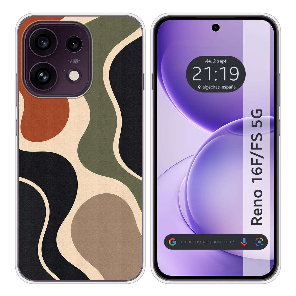 Funda Silicona para Oppo Reno 16 FS / 16FS 5G...