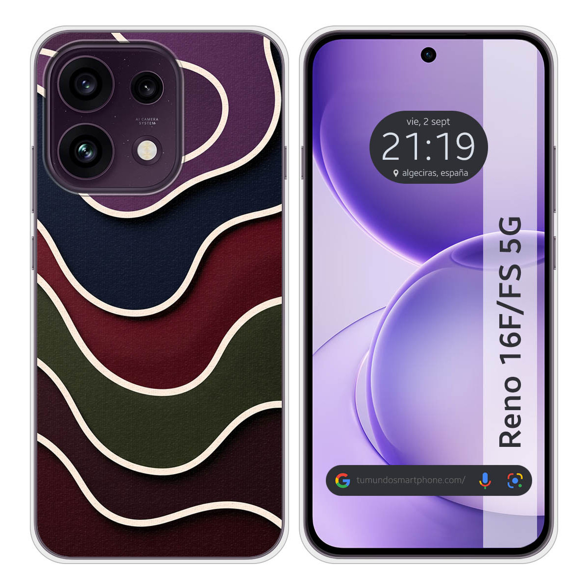 Funda Silicona para Oppo Reno 16 FS / 16FS 5G...