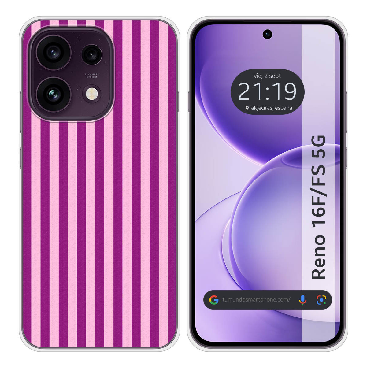 Funda Silicona para Oppo Reno 16 FS / 16FS 5G...