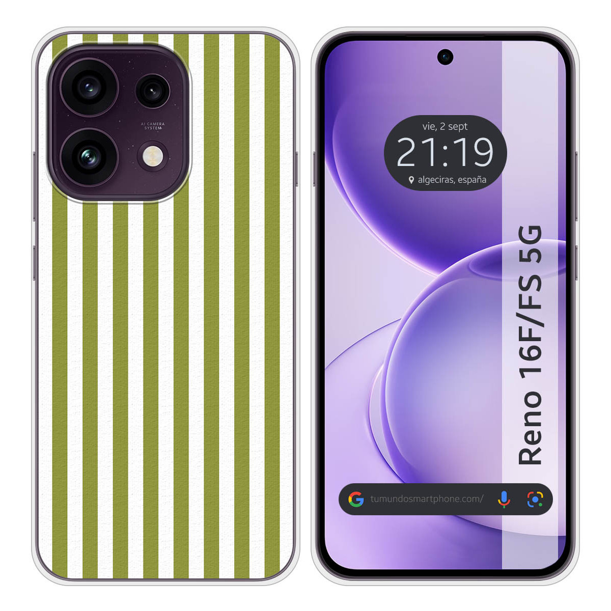 Funda Silicona para Oppo Reno 16 FS / 16FS 5G...