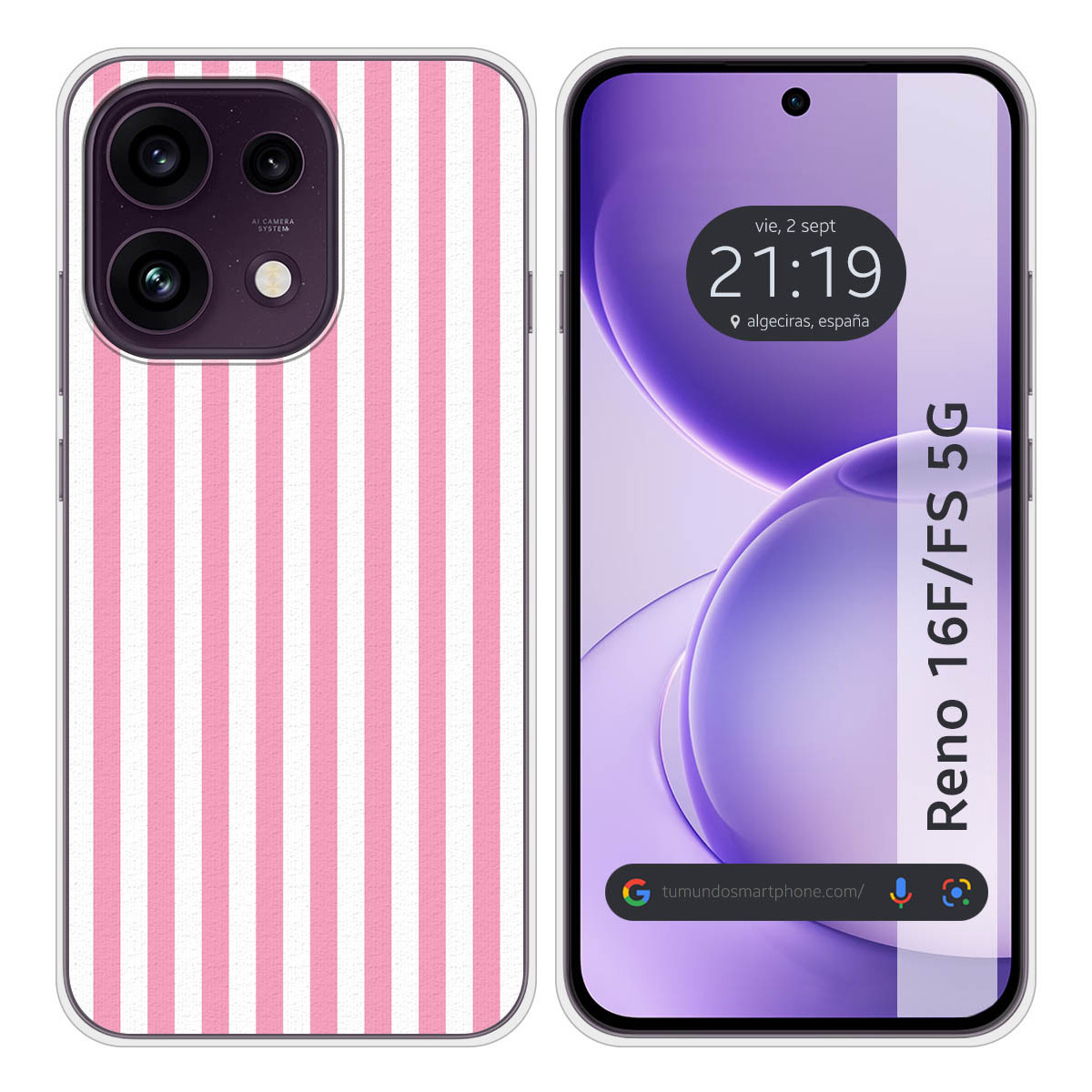 Funda Silicona para Oppo Reno 16 FS / 16FS 5G...