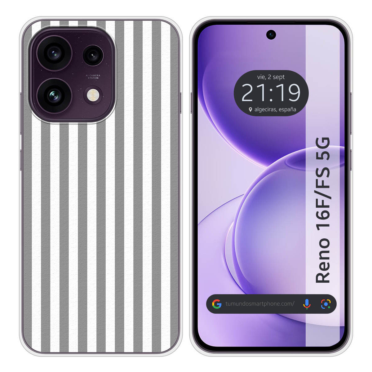 Funda Silicona para Oppo Reno 16 FS / 16FS 5G...