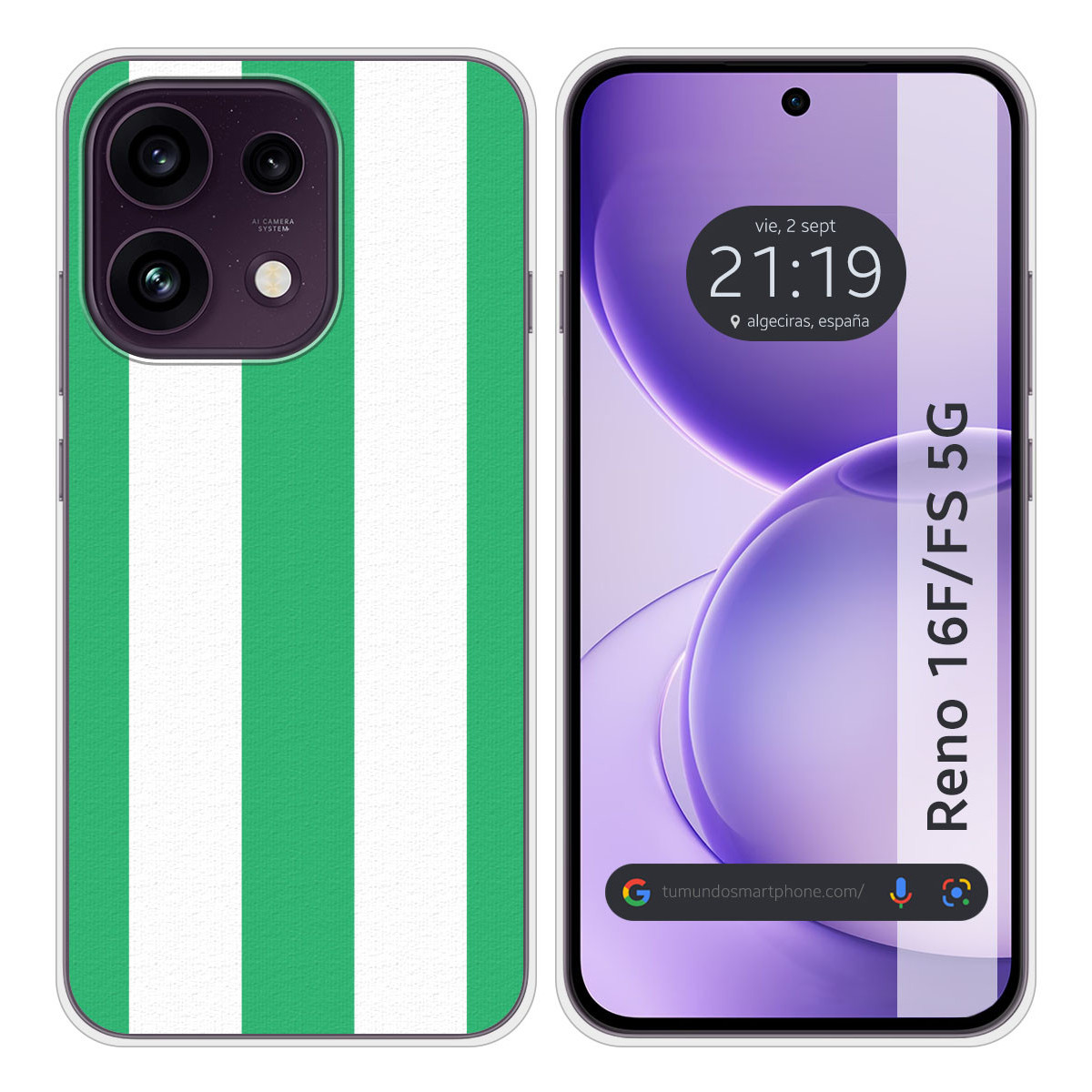 Funda Silicona para Oppo Reno 16 FS / 16FS 5G...