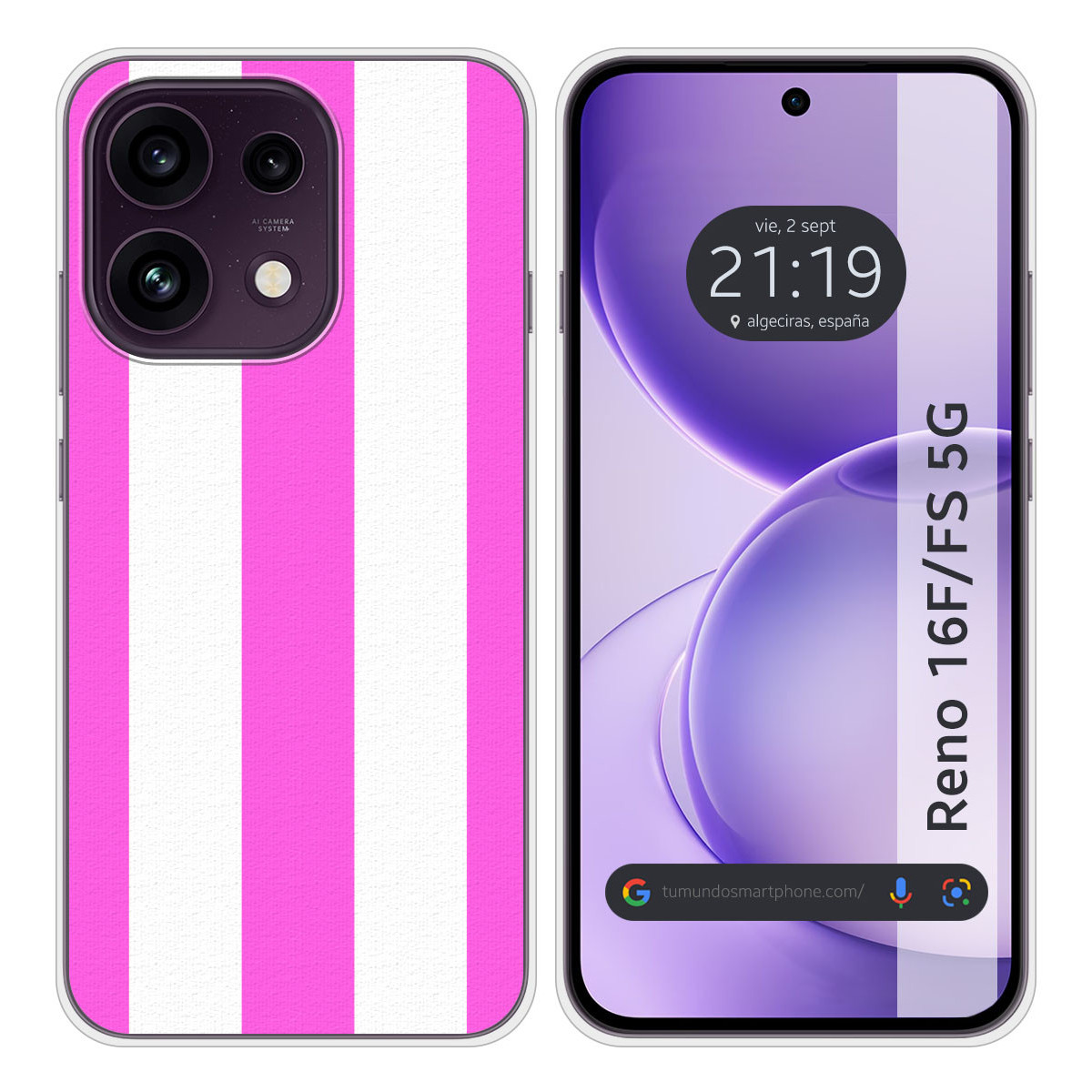 Funda Silicona para Oppo Reno 16 FS / 16FS 5G...