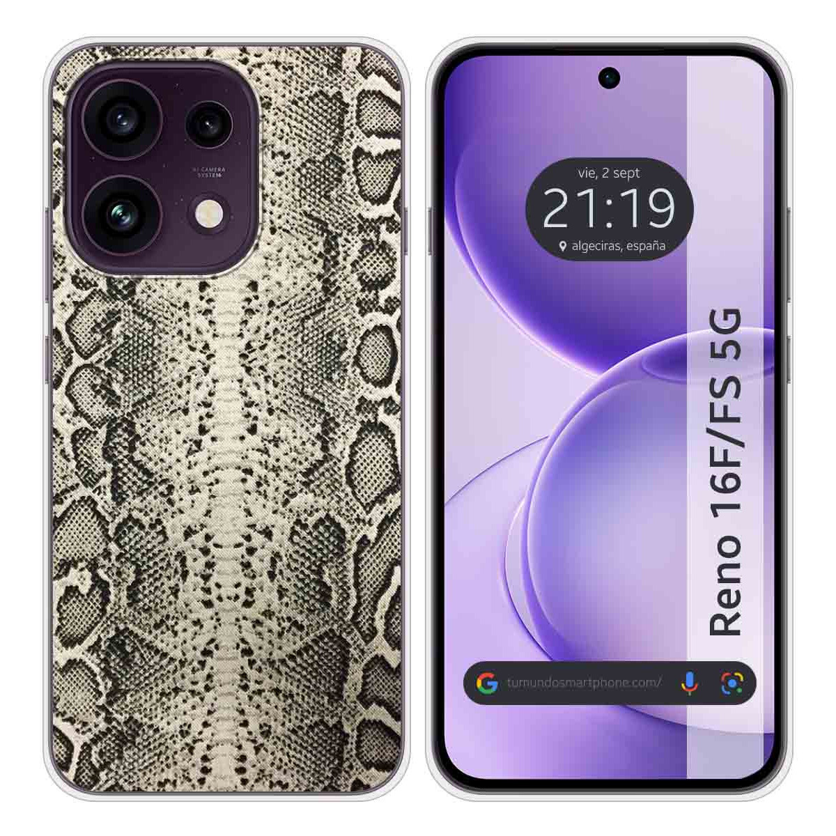 Funda Silicona para Oppo Reno 16 FS / 16FS 5G...