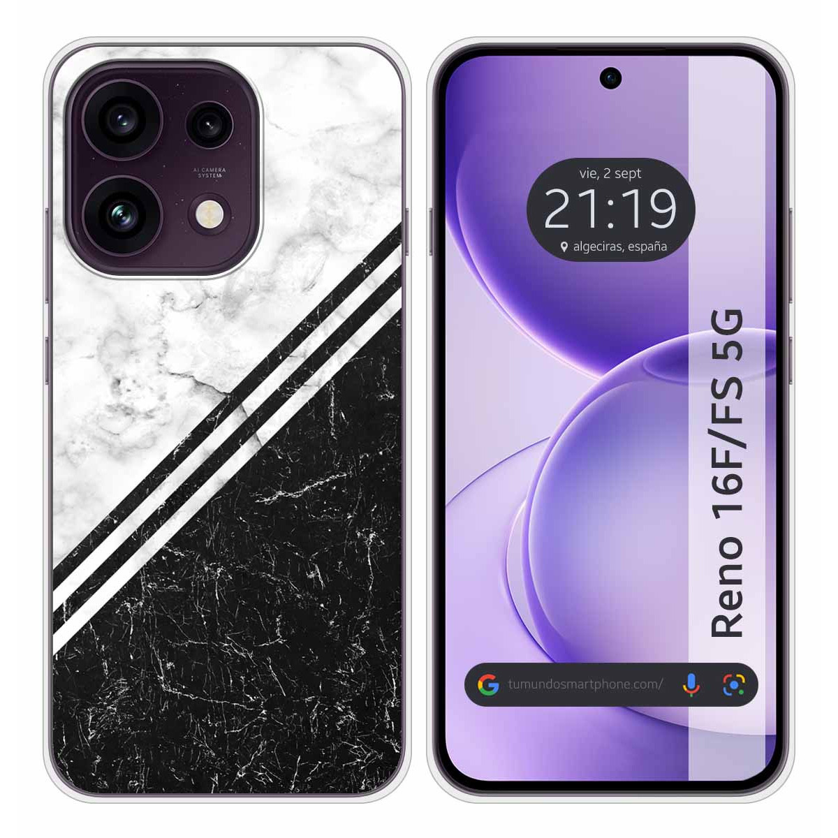 Funda Silicona para Oppo Reno 16 FS / 16FS 5G...