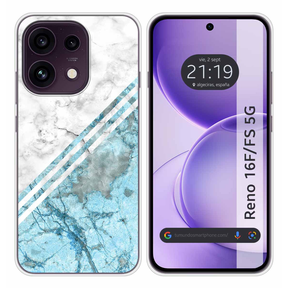 Funda Silicona para Oppo Reno 16 FS / 16FS 5G...