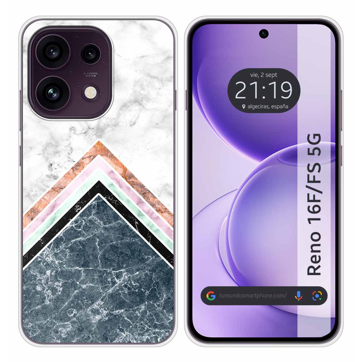 Funda Silicona para Oppo Reno 16 FS / 16FS 5G...