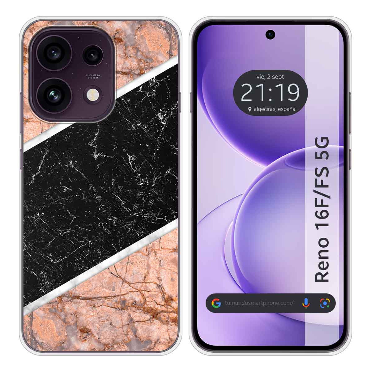 Funda Silicona para Oppo Reno 16 FS / 16FS 5G...
