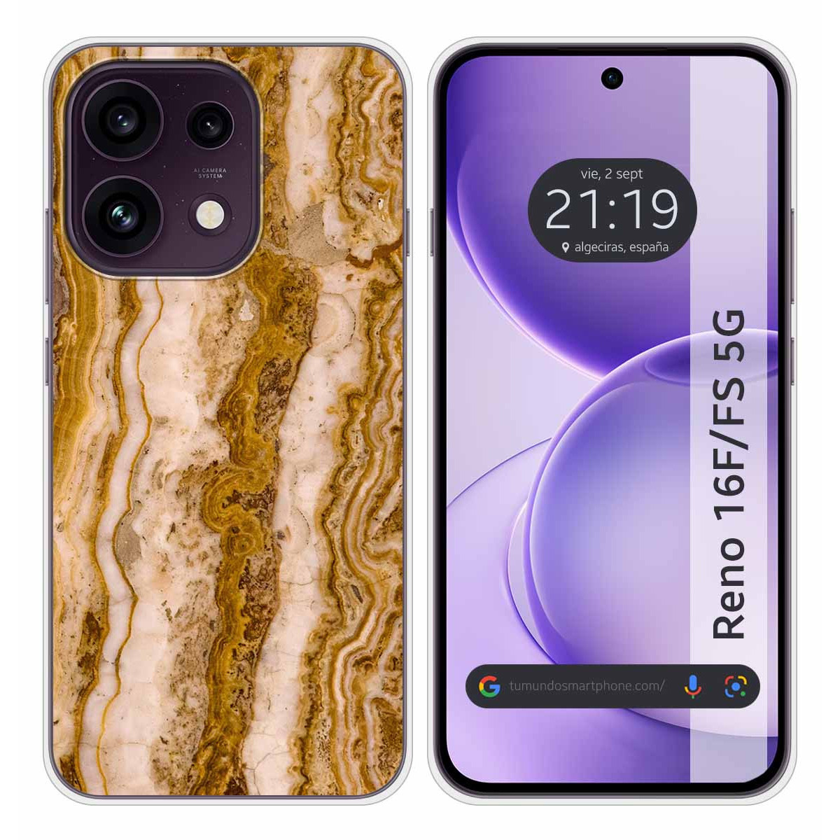 Funda Silicona para Oppo Reno 16 FS / 16FS 5G...