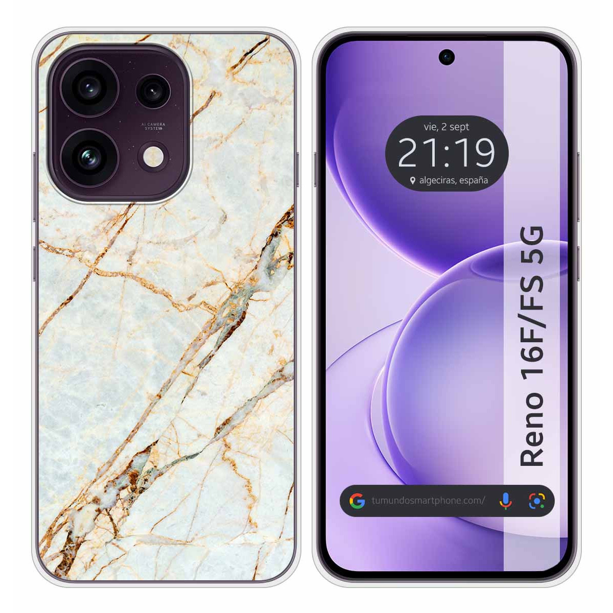 Funda Silicona para Oppo Reno 16 FS / 16FS 5G...