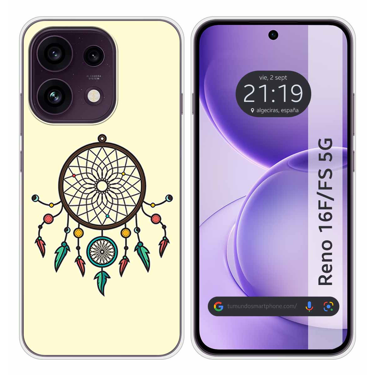 Funda Silicona para Oppo Reno 16 FS / 16FS 5G...