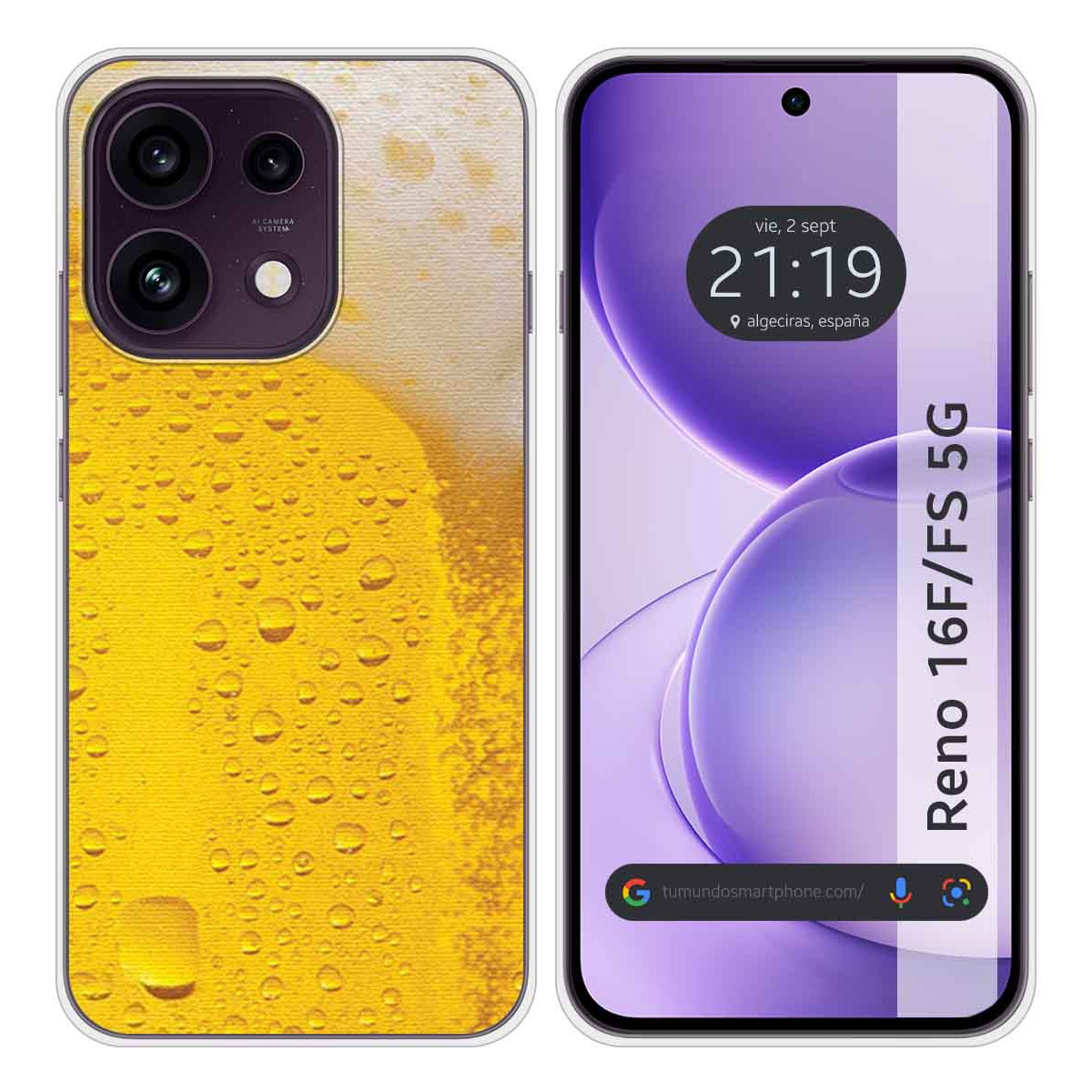 Funda Silicona para Oppo Reno 16 FS / 16FS 5G...