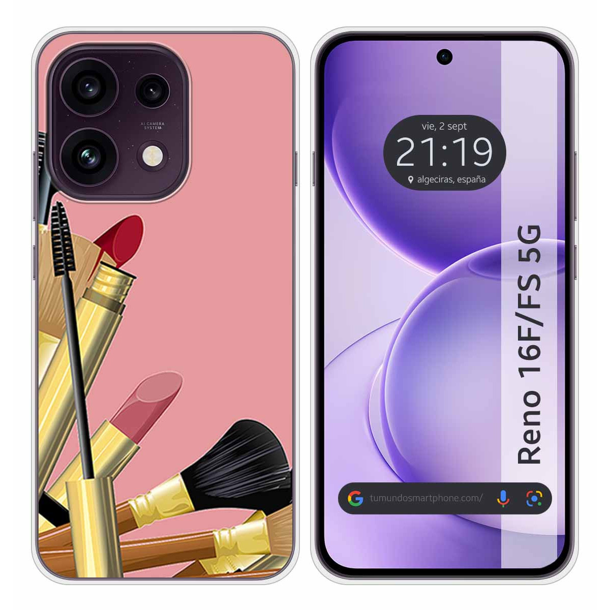 Funda Silicona para Oppo Reno 16 FS / 16FS 5G...