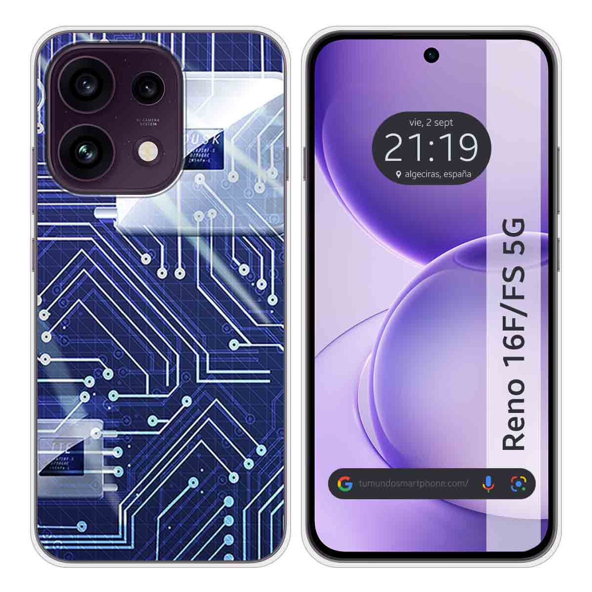 Funda Silicona para Oppo Reno 16 FS / 16FS 5G...