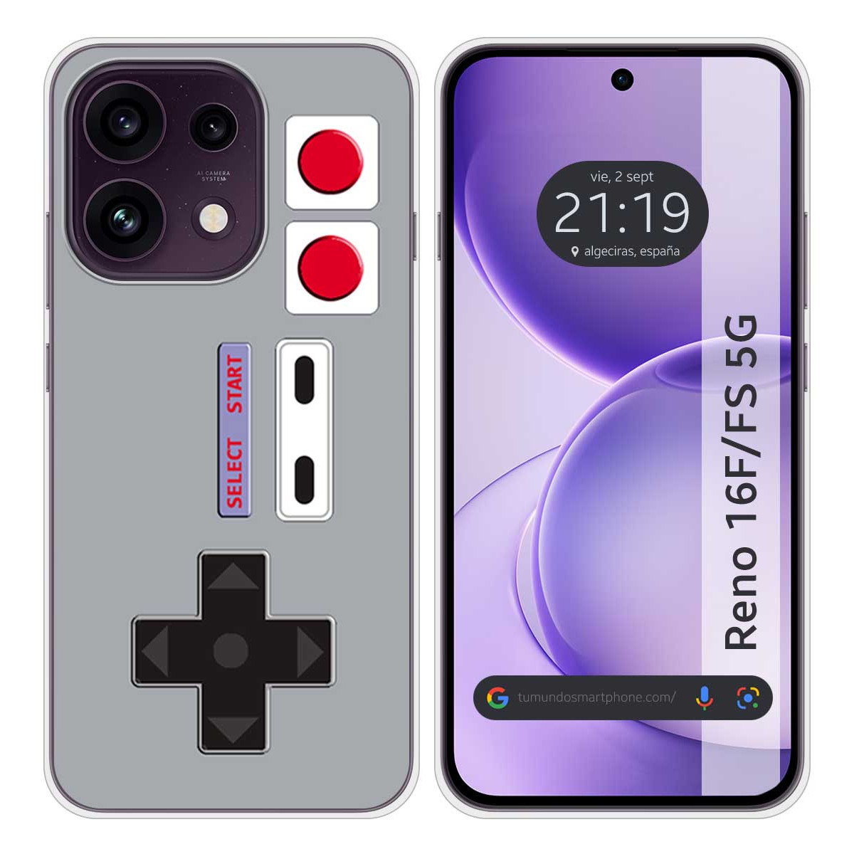 Funda Silicona para Oppo Reno 16 FS / 16FS 5G...