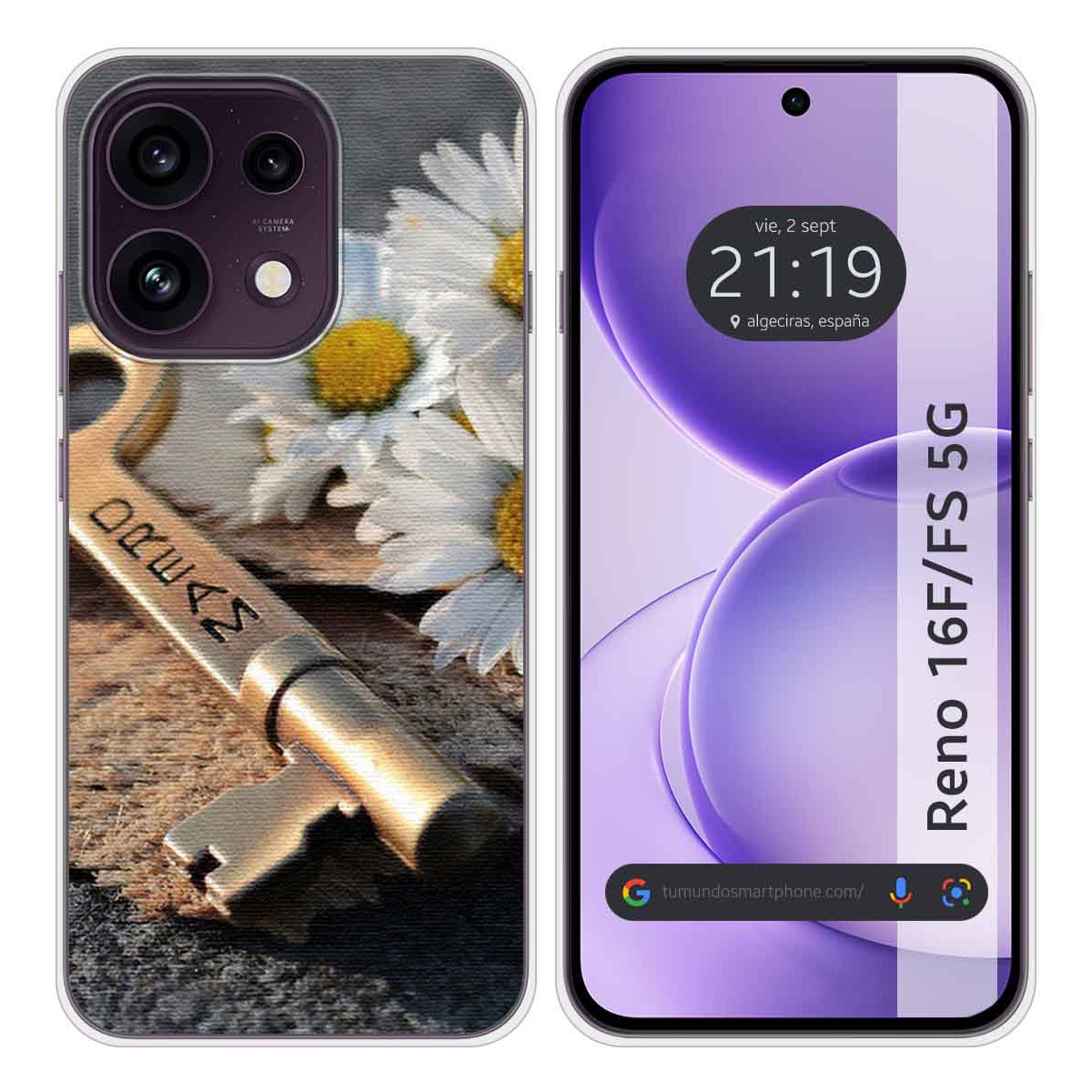 Funda Silicona para Oppo Reno 16 FS / 16FS 5G...