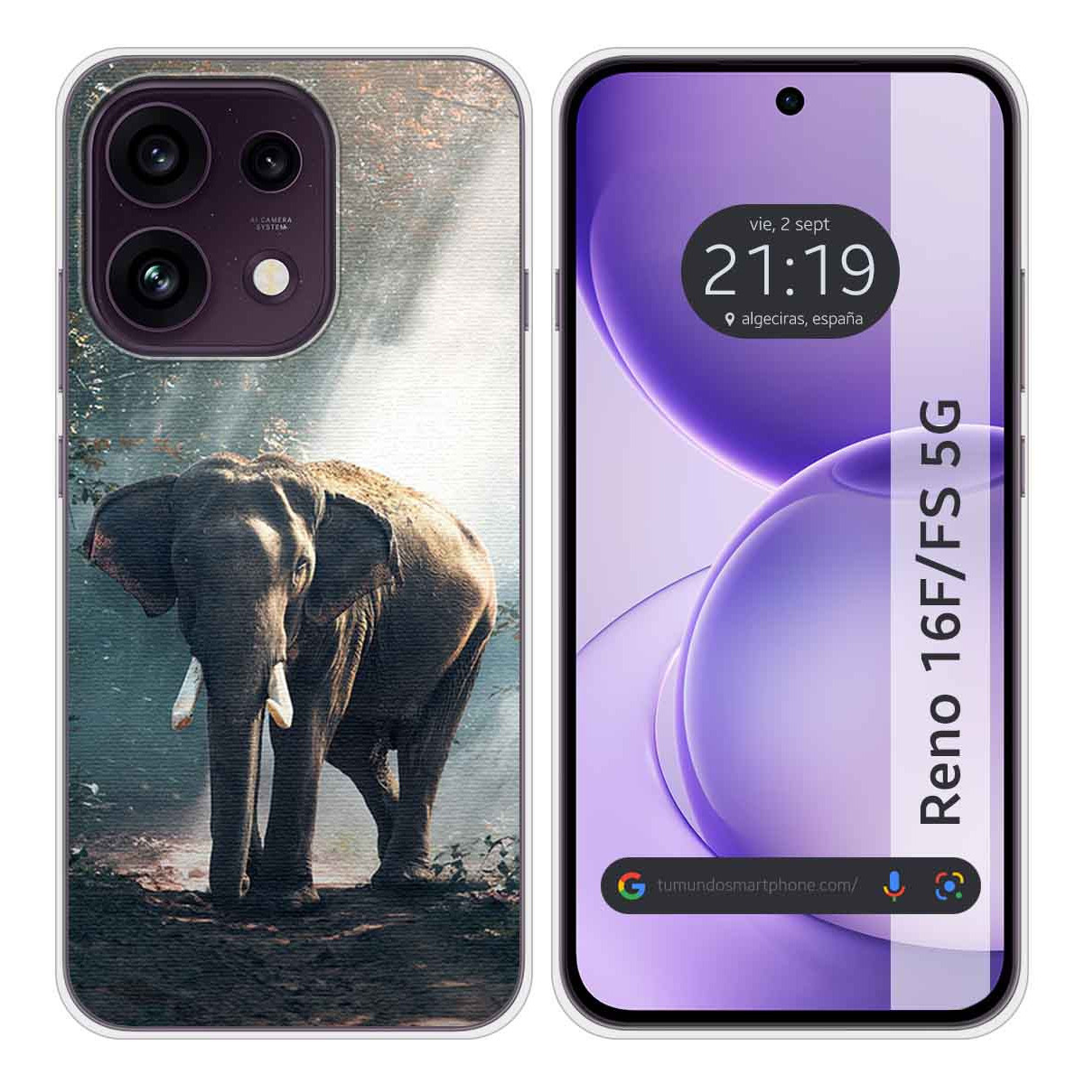 Funda Silicona para Oppo Reno 16 FS / 16FS 5G...