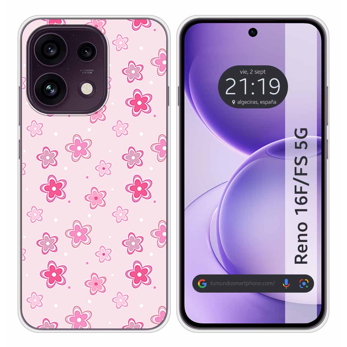Funda Silicona para Oppo Reno 16 FS / 16FS 5G...