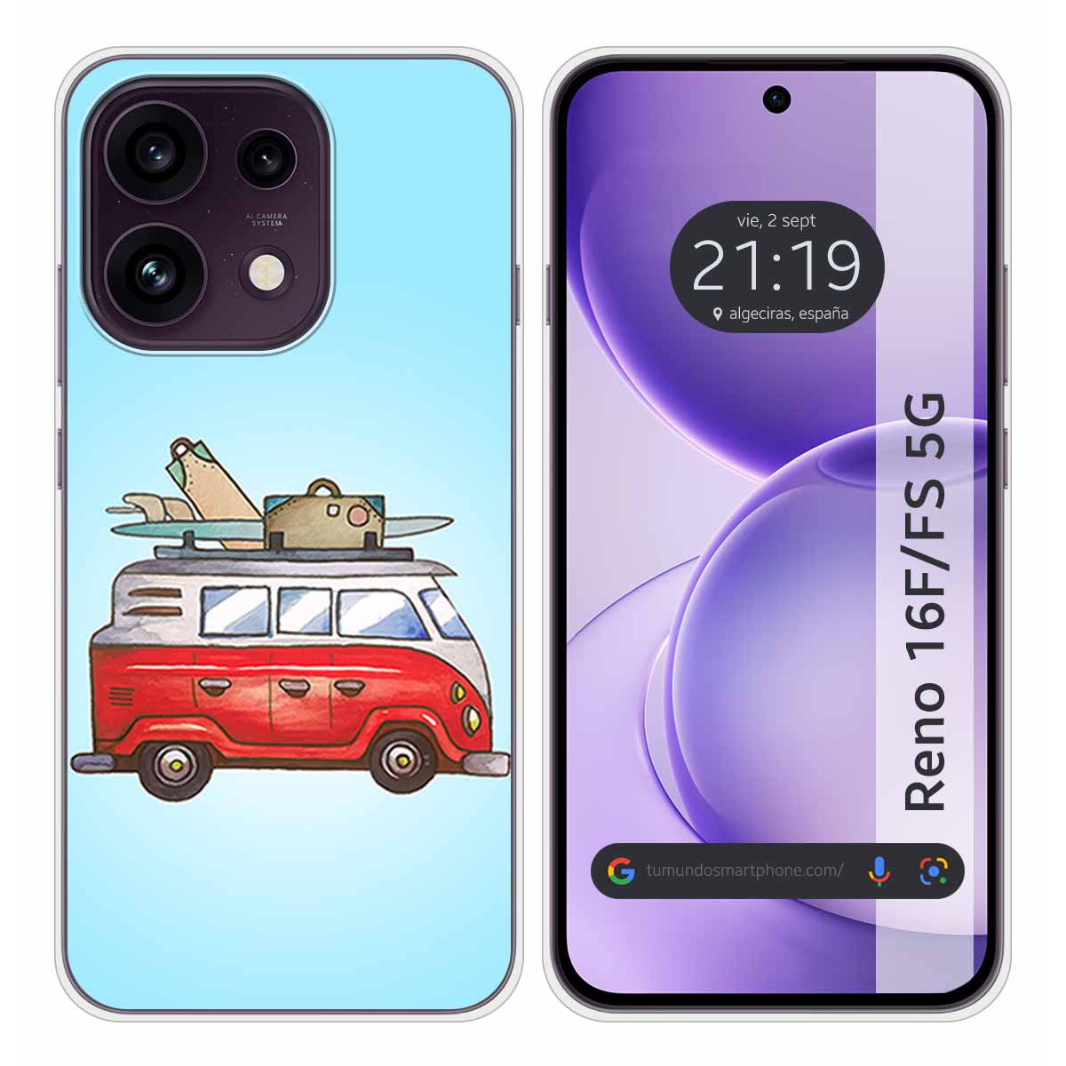 Funda Silicona para Oppo Reno 16 FS / 16FS 5G...