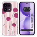 Funda Silicona para Oppo Reno 16 FS / 16FS 5G diseño Flores Vintage Dibujos