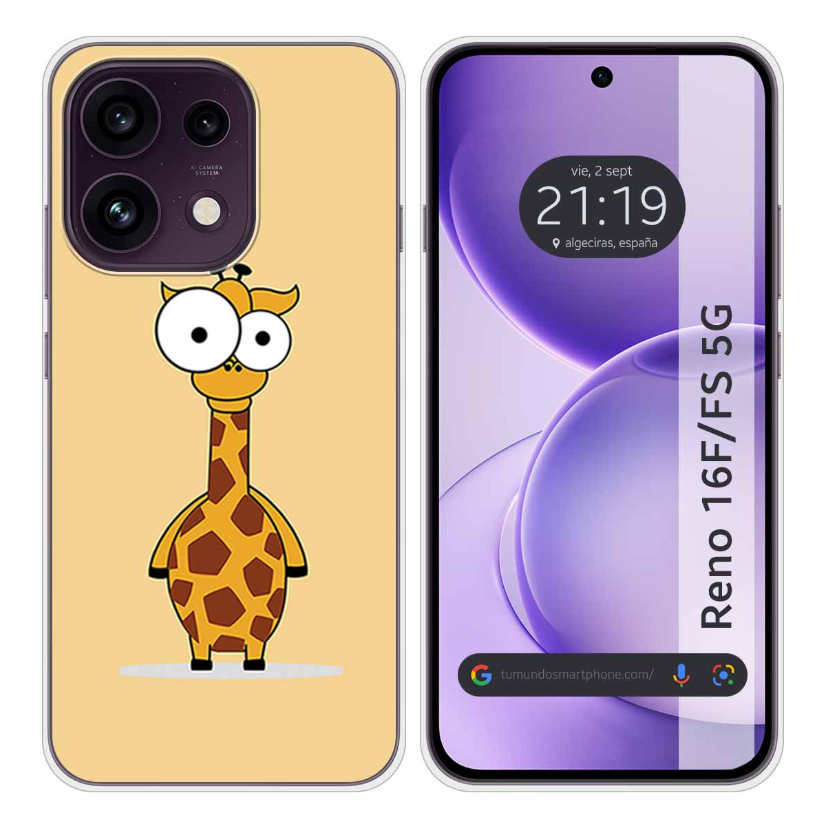 Funda Silicona para Oppo Reno 16 FS / 16FS 5G...