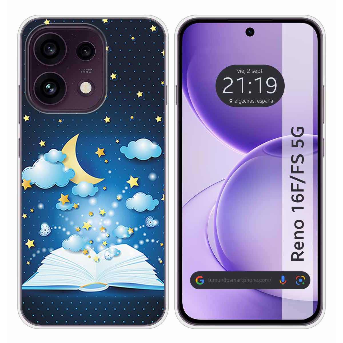Funda Silicona para Oppo Reno 16 FS / 16FS 5G...