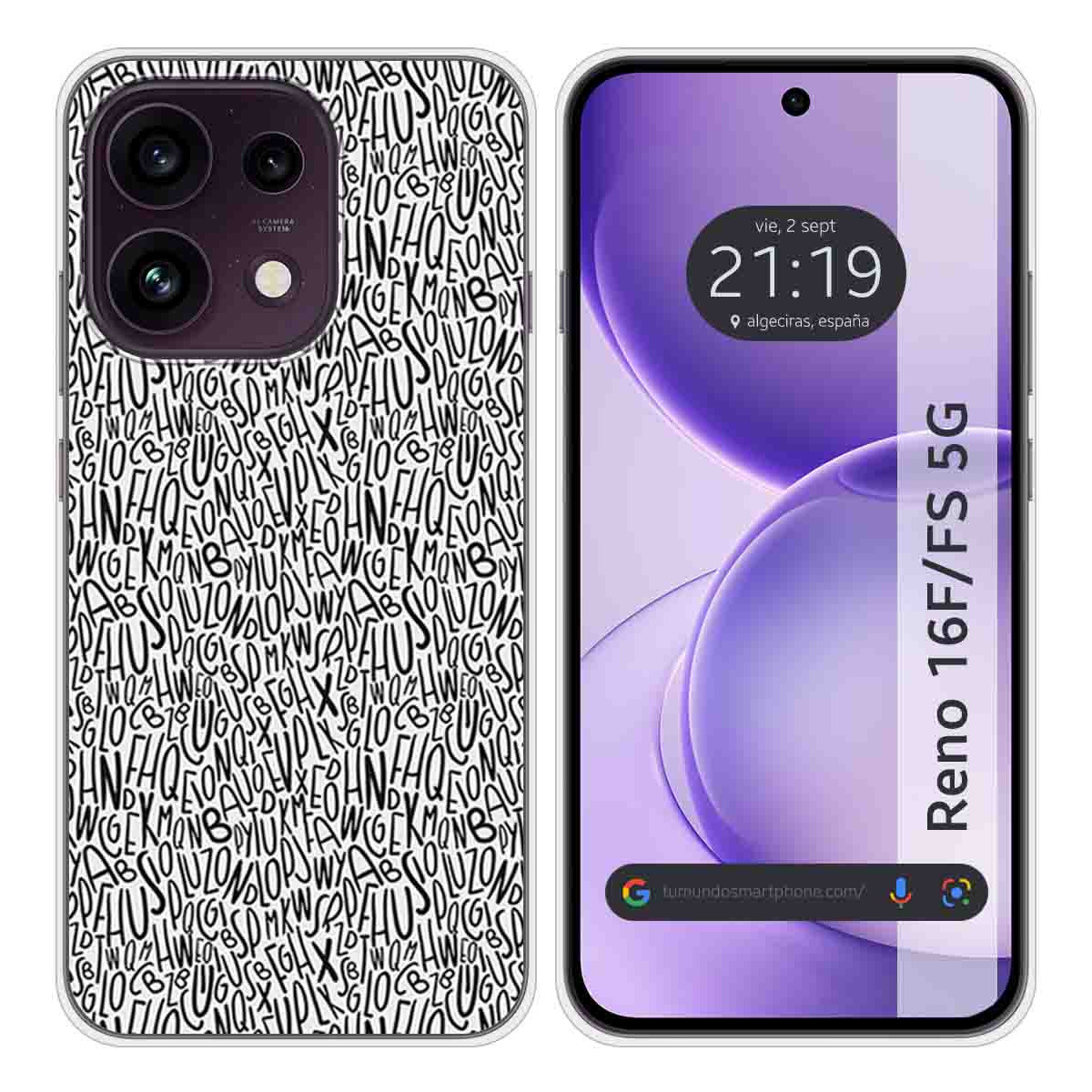Funda Silicona para Oppo Reno 16 FS / 16FS 5G...