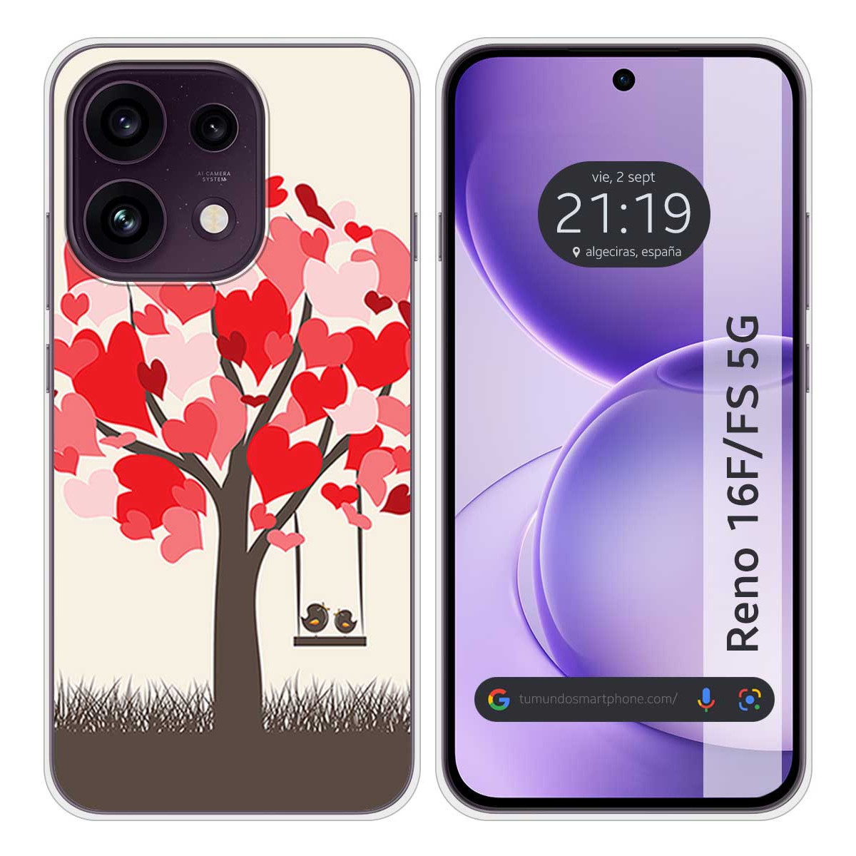 Funda Silicona para Oppo Reno 16 FS / 16FS 5G...