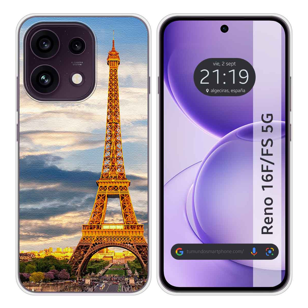 Funda Silicona para Oppo Reno 16 FS / 16FS 5G...